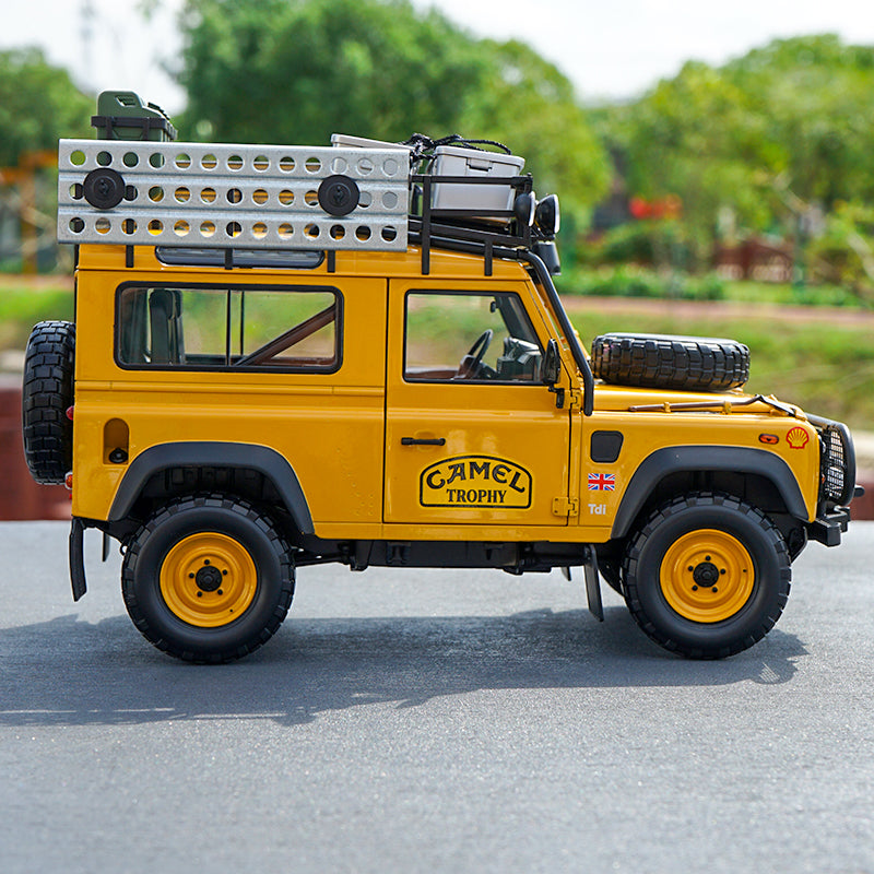 Almost Real 1/18 Land Rover Defender 90 110 CAMEL TROPHY Edition diecast car model with small gift