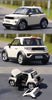 Original factory 1:18 BAIC LITE AFCFOX diecast electric car model for gift, collection