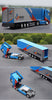 Original authentic 1:50 Ben z Diecast container truck  model Rongqing Logistics alloy DHL container truck model for gift