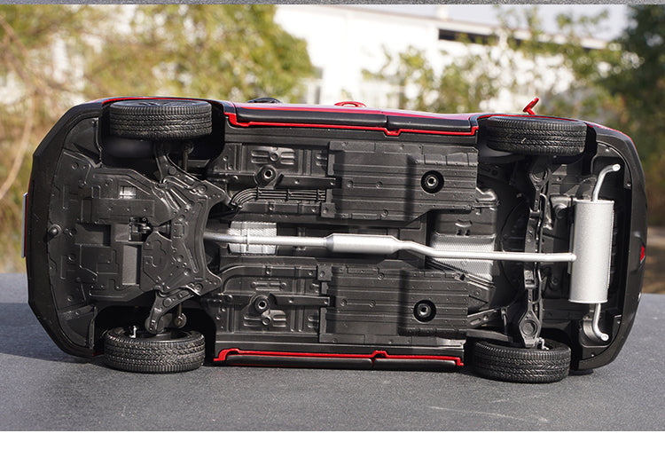 Original factory high quality red 1:18 Changan CS55 PLUS 2021 Diecast Scale SUV alloy simulation car model for gift