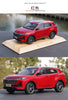 Original factory high quality red 1:18 Changan CS55 PLUS 2021 Diecast Scale SUV alloy simulation car model for gift