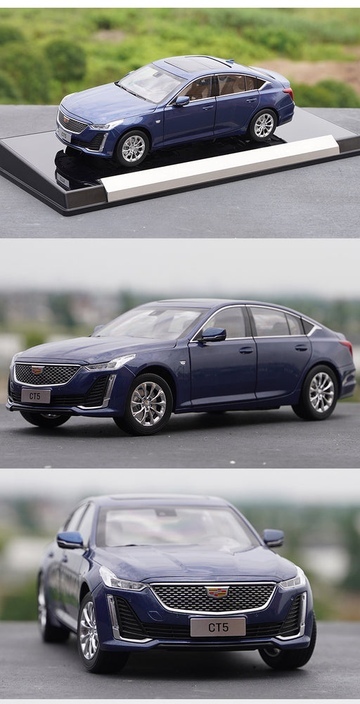 Original factory 1:18 SAIC-GM Cadillac CT5 2021 brand new Diecast promotional car model for gift