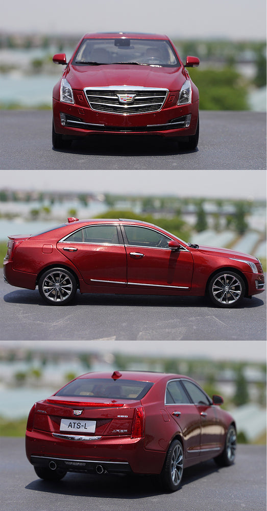 Original factory SGM 1:18 Cadilla c ATS ATS-L diecast alloy car model for gift, collection