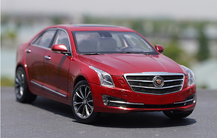 Original factory SGM 1:18 Cadilla c ATS ATS-L diecast alloy car model for gift, collection