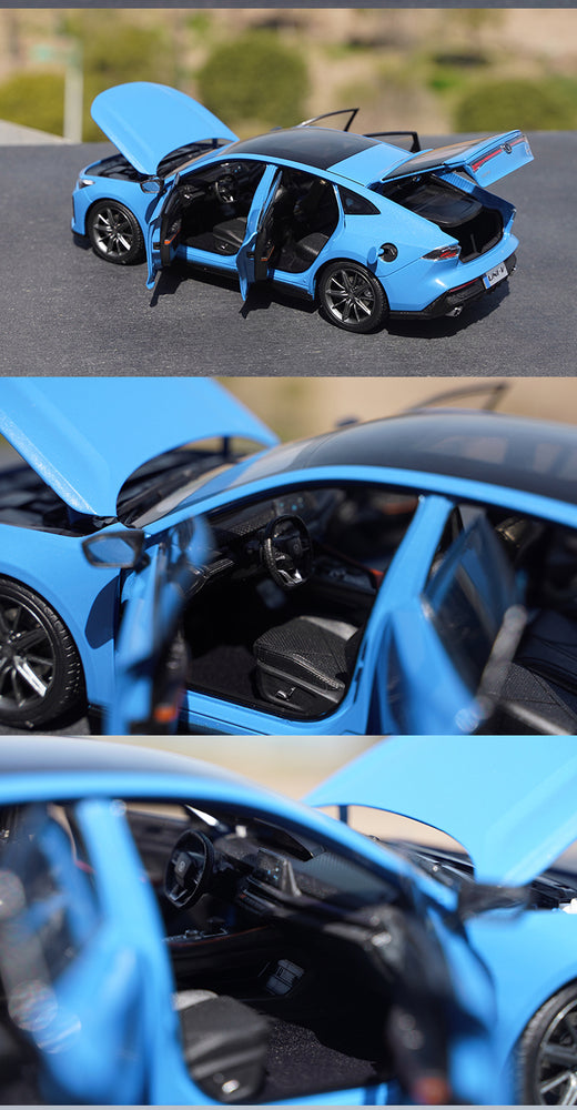 Original factory new release Blue 1:18 Changan UNIV Uni-V alloy car model for collection, gift