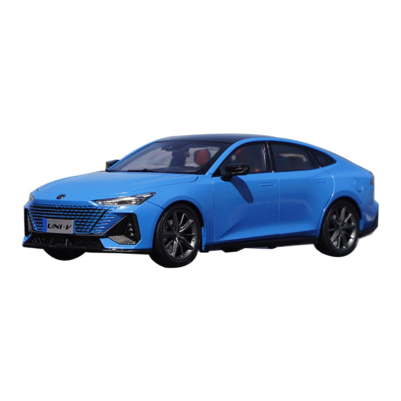 Original factory new release Blue 1:18 Changan UNIV Uni-V alloy car model for collection, gift