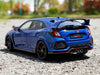High Quality 1/18 Honda Civic TYPE R FK8 2017 Japanese sports car alloy car model with small gift