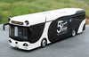 Original factory high quality deepblue technology 1:42 diecast White-Black AL Panda City Bus Model for gift, collection