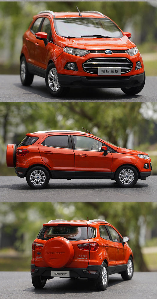 Original factory 1:18 Changan FORD ECOSPORT 2015 diecast scale car model for gift, collection