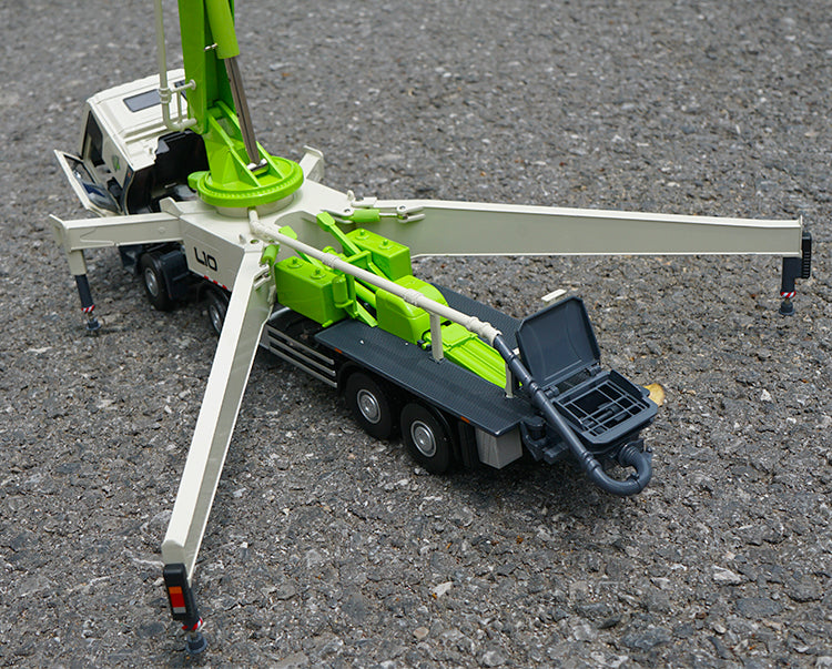 Collectible Foton LOXA REZA 1:35 Diecast concrete pump truck models Heavy machinery REZA EST Engineering cement truck models