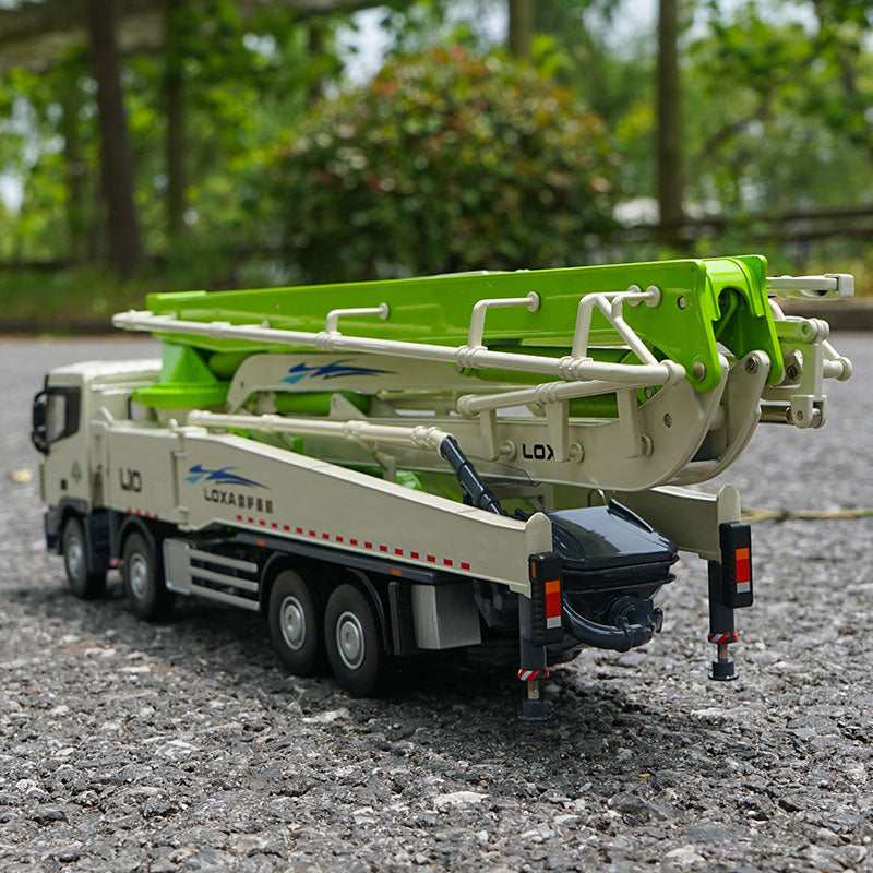 Collectible Foton LOXA REZA 1:35 Diecast concrete pump truck models Heavy machinery REZA EST Engineering cement truck models