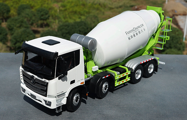 1:24 Original Foton Daimler Auman EST LOXA ETX 8*4 concrete mixer diecast engineering truck model