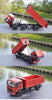 Original factory 1:32 Foton Ruiwo Rowor ES7 Diecast dump truck alloy truck muck simulation car model for gift, toy