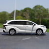Original factory 1:18 GAC Toyota Senna MPV TOYOTO SIENNA diecast commercial vehicle white/blue/green alloy car model