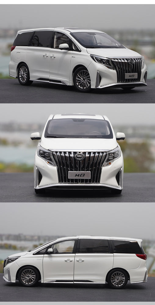 Original authentic 1:18 GAC Trumpchi M8 Master Edition GM8 diecast alloy MPV car model for promotional gift, collection