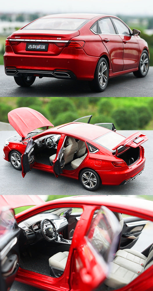 1:18 scale Diecast Model Geely binrui Bean alloy Car Miniature model of Children's toy vehicle Gift