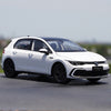 Original factory White/Red/Blue 1:18 FAW VW Golf 8 Generation R-Line diecast alloy car model for gift, collection