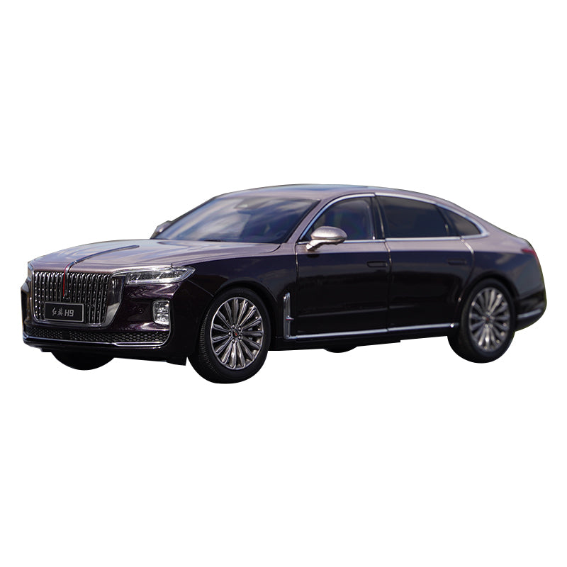 Original factory 1:18 century Dragon FAW Red flag Hongqi H9 diecast parade alloy car model for gift, collection
