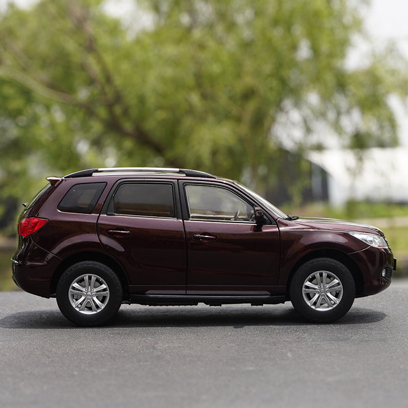 Original factory 1:18 Mazda Haima S7 alloy SUV car model for gift, collection
