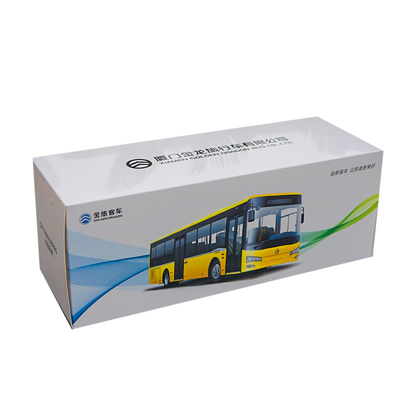 Rare authentic 1:43 Diecast Golden dragon diecast city bus model for gift, collection
