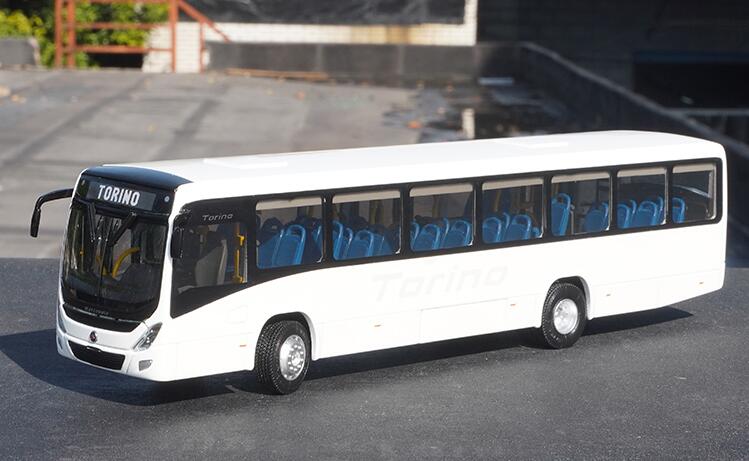 High quality 1:42 Diecast Marcopolo Torino bus scale model for gift, collection