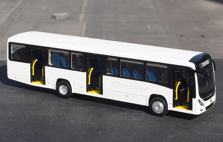 High quality 1:42 Diecast Marcopolo Torino bus scale model for gift, collection