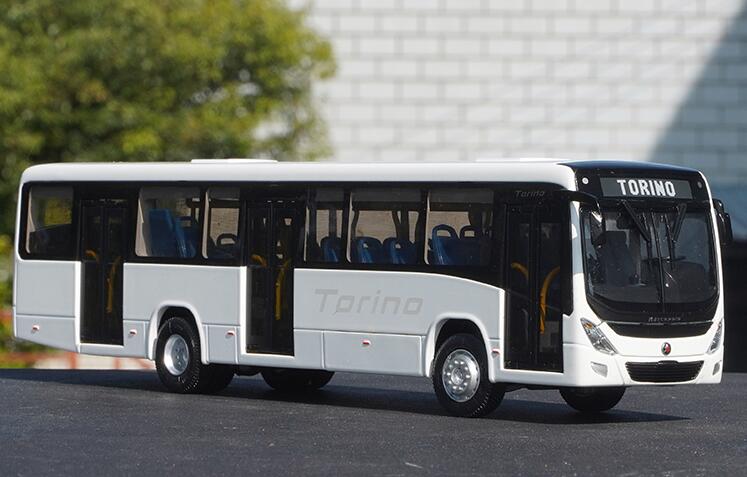 High quality 1:42 Diecast Marcopolo Torino bus scale model for gift, collection
