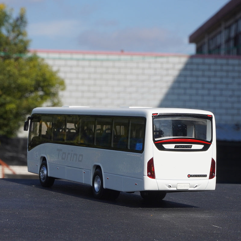 High quality 1:42 Diecast Marcopolo Torino bus scale model for gift, collection