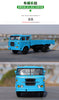 Original Blue 1:24 Sinotruk Yellow River JN150 8 ton cargo truck model Alloy heavy truck toy vehicle for gift