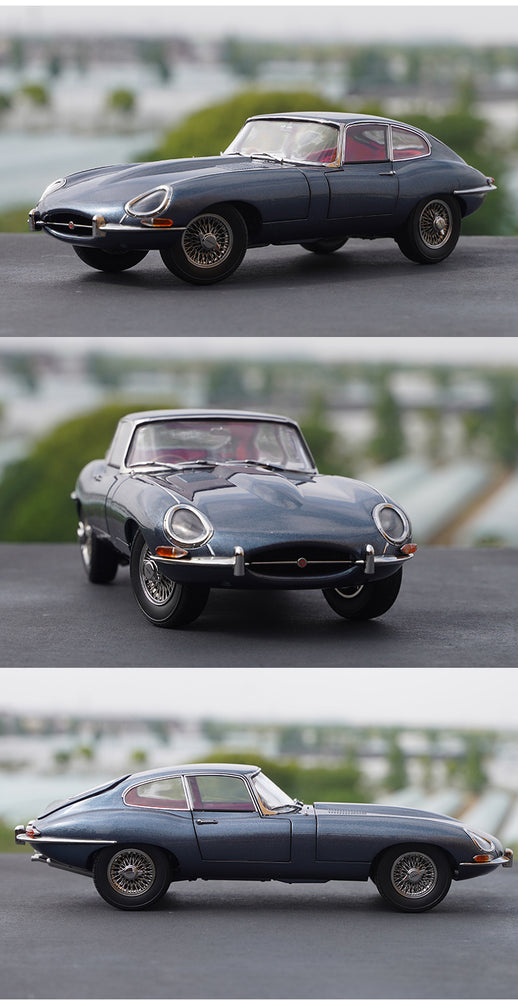 Classic 1:18 Kyosho Jaguar E-type diecast car model alloy 60th anniversary scale car miniature for collection