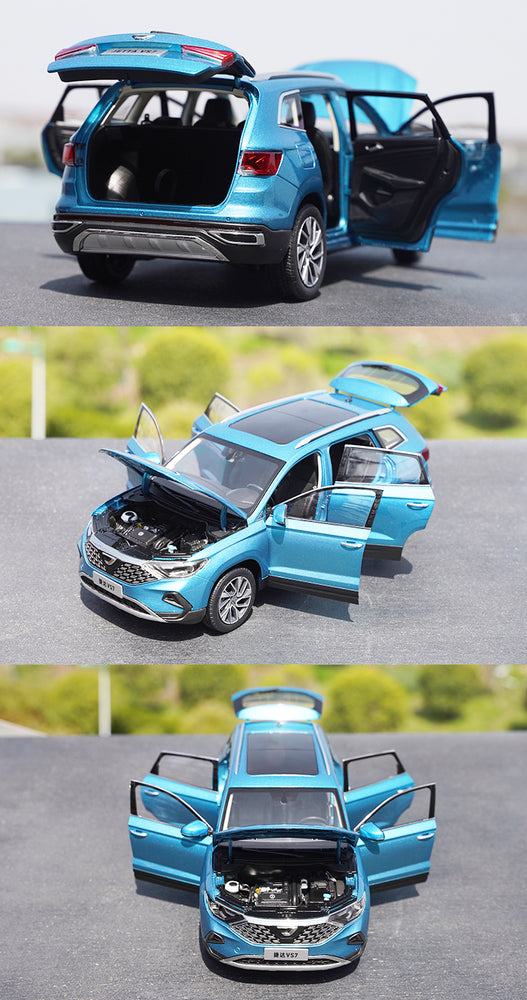 Original factory 1:18 FAW-Volkswagen Jetta VS7 alloy car model for gift, collection, ornaments