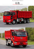 Original factory 1:24 FAW Jiefang J6 diecast dump truck engineering alloy simulation truck model for gift, collection