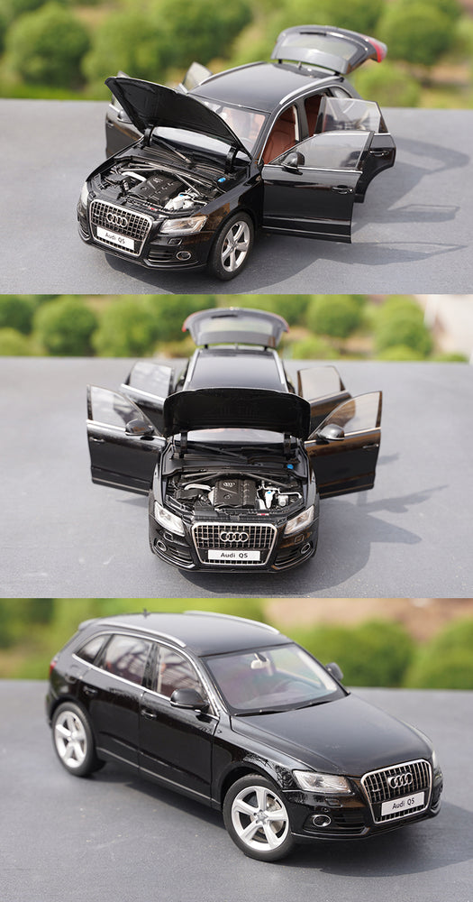 Original factory 1:18 Kyosho Audi Q5 diecast SUV car model for gift, collection