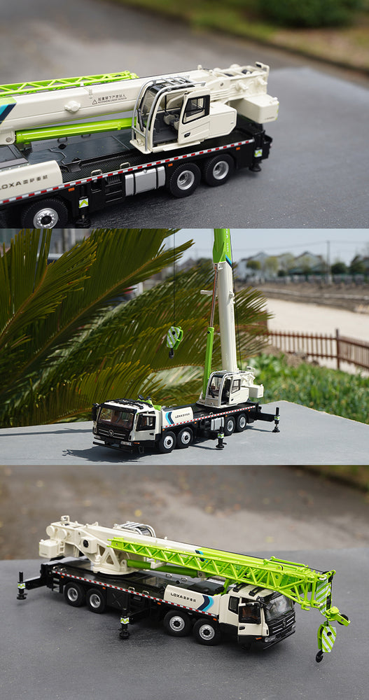 Original factory 1:43 Futon  LOXA TFC25X5-1 Diecast Heavy MACHINE crane Alloy engineering whole surface crane model for sale
