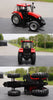 Collectable top quality 1:24 YTO First tow Dongfanghong LX1204 Diecast wheeled alloy farm tractor model for gift, toys