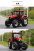 Collectable top quality 1:24 YTO First tow Dongfanghong LX1204 Diecast wheeled alloy farm tractor model for gift, toys
