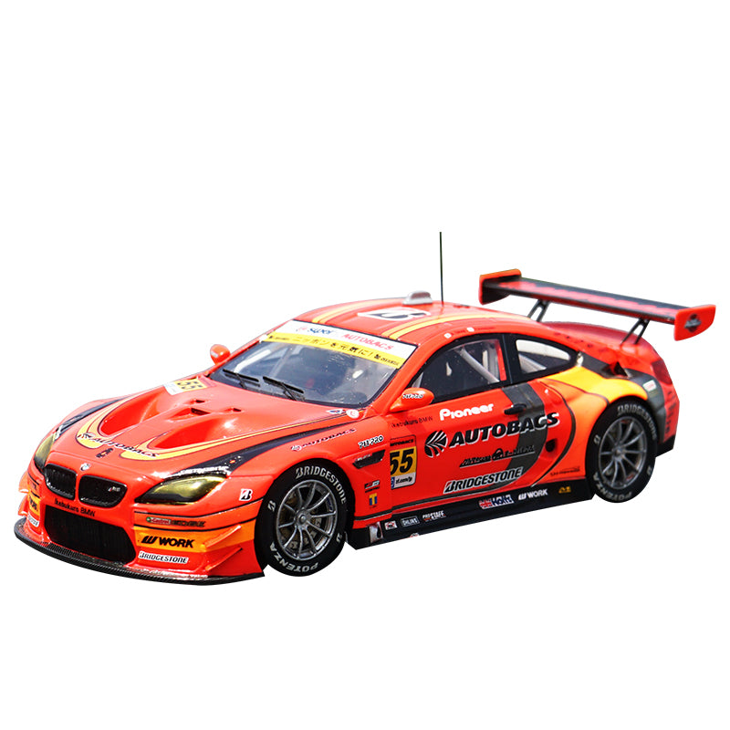 1:43 minichamp BMW M6 GT3 rally car Safari Force resin simulation car toy model