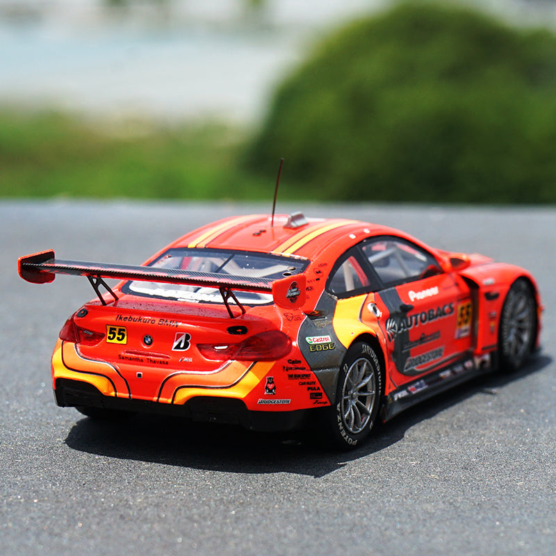 1:43 minichamp BMW M6 GT3 rally car Safari Force resin simulation car toy model