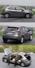 Original factory 1:18 SAIC MG5 purple/grey diecast car model for gift, toys