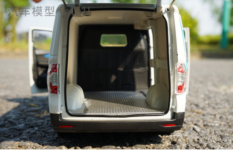 Hot sale heavy 1:18 SAIC MAXUS EV30 pure electric commercial vehicle scale model transport vehicle alloy toy car model
