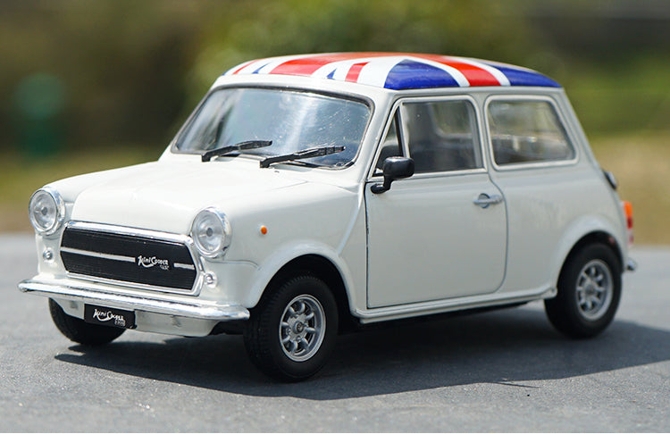 Original factory 1:24 Welly FX BMW Mini cooper 1300 diecast toy car model for gift, toys