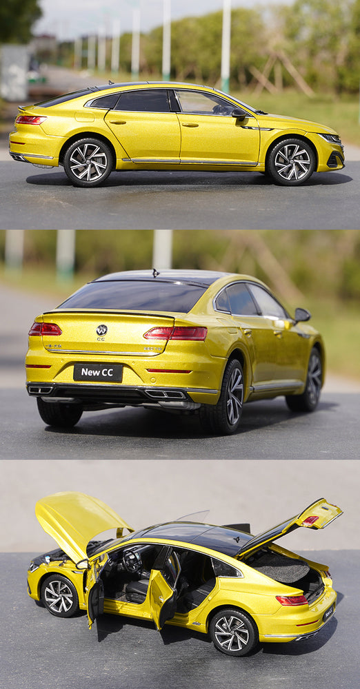Original factory 1:18 VW new CC 2021 edition diecast alloy car model for gift, toys