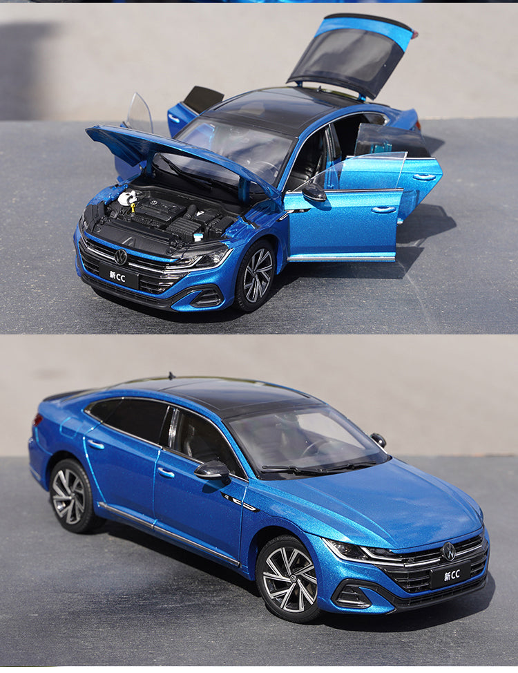 Original factory 1:18 VW new CC 2021 edition diecast alloy car model for gift, toys