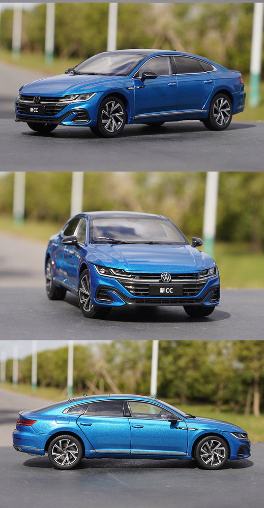 Original factory 1:18 VW new CC 2021 edition diecast alloy car model for gift, toys