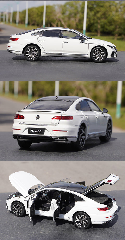 Original factory 1:18 VW new CC 2021 edition diecast alloy car model for gift, toys