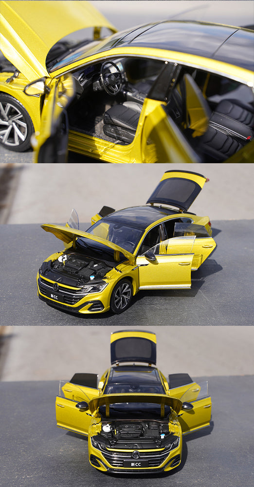Original factory 1:18 VW new CC 2021 edition diecast alloy car model for gift, toys
