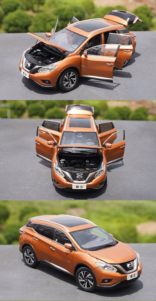 Original 1:18 Dongfeng Nissan Loulan Murano diecast alloy car model for collection, gift