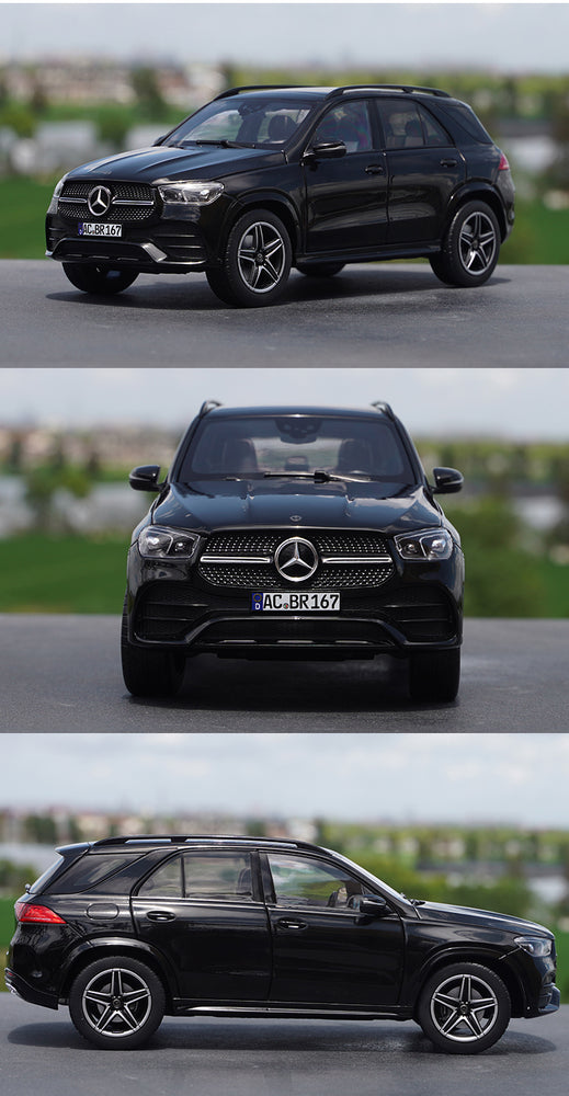 Original factory 1:18 Norev Benz GLE diecast SUV car model 2019 alloy simulation car model for gift, toy