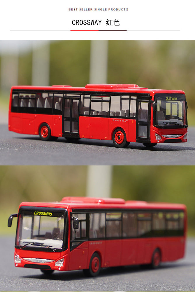 Original factory best sale 1:87 NOREV IVECO CROSSWAY URBANWAY BUS model for gift, toys