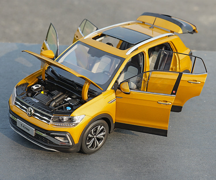 Original 1:18 Scale VW Volkswagen T-CROSS 2019 Metal Diecast Model Car